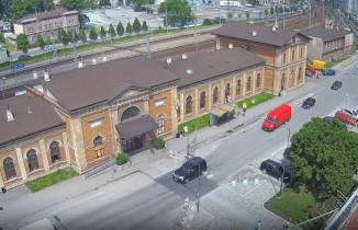 Imagen de vista previa de la cámara web Český Těšín - railway station